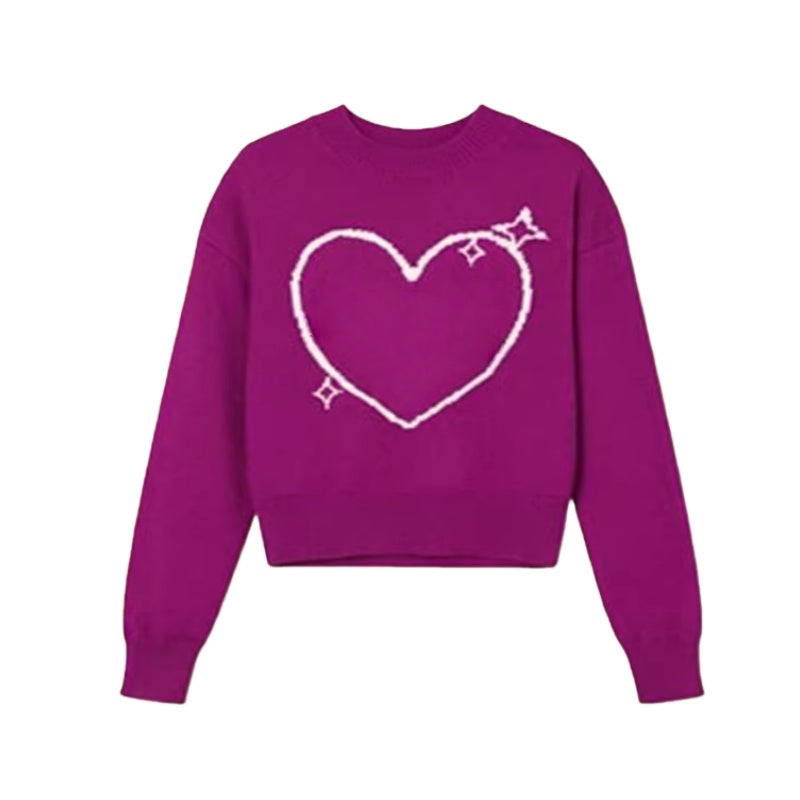 Vintage Crewneck Soft Short Sweater